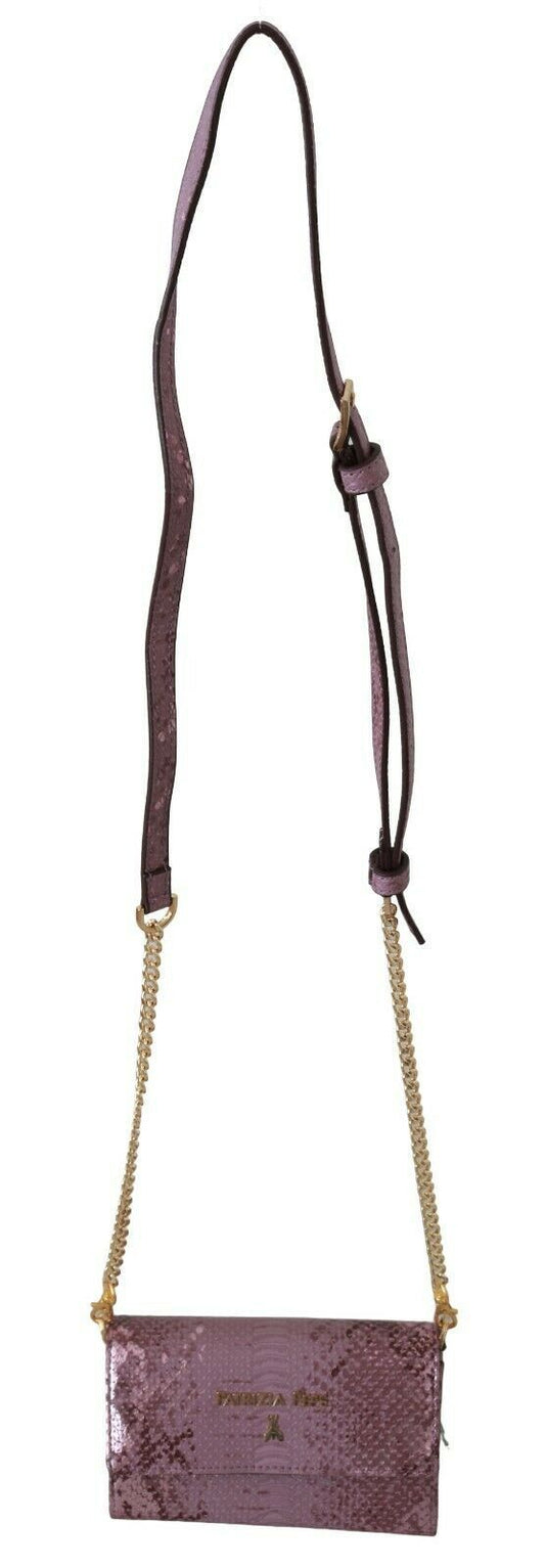 Elegant Purple Crossbody Flap Bag