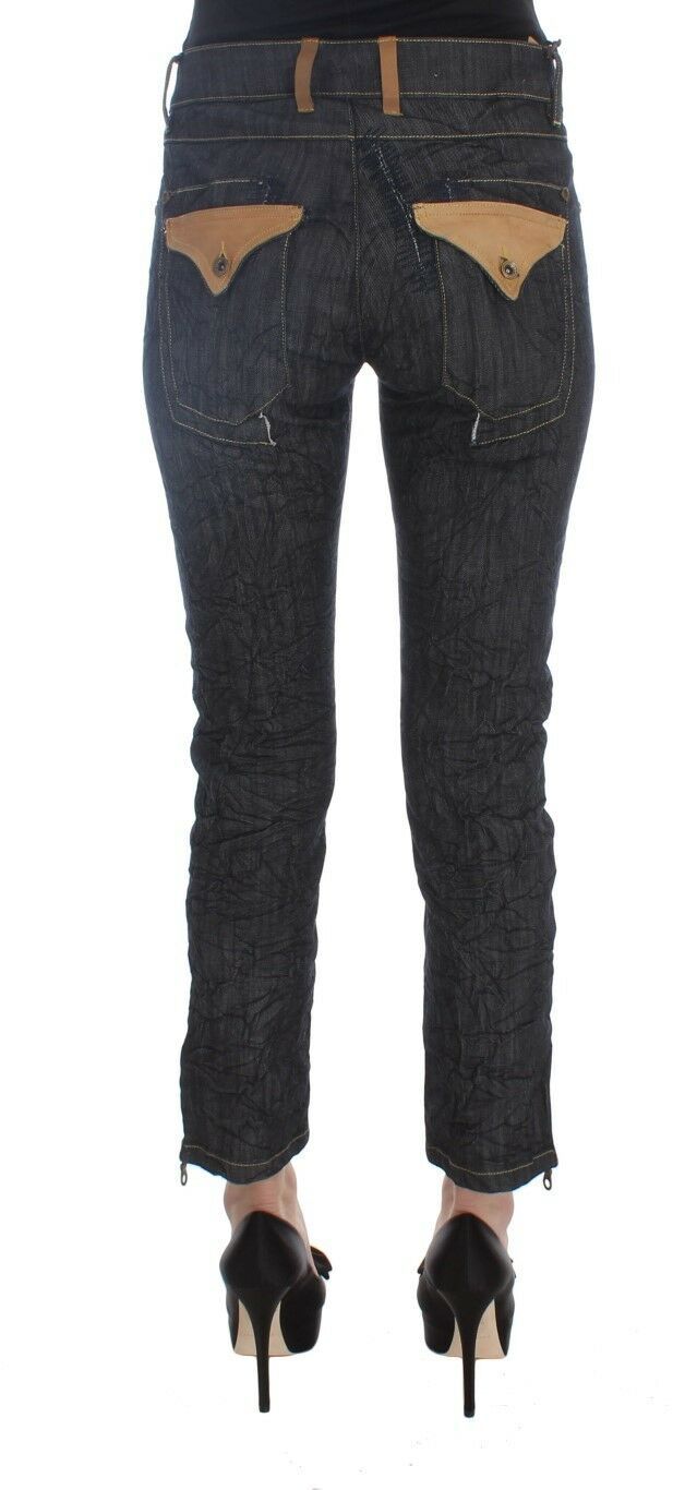 Chic Slim Fit Capri Cropped Jeans