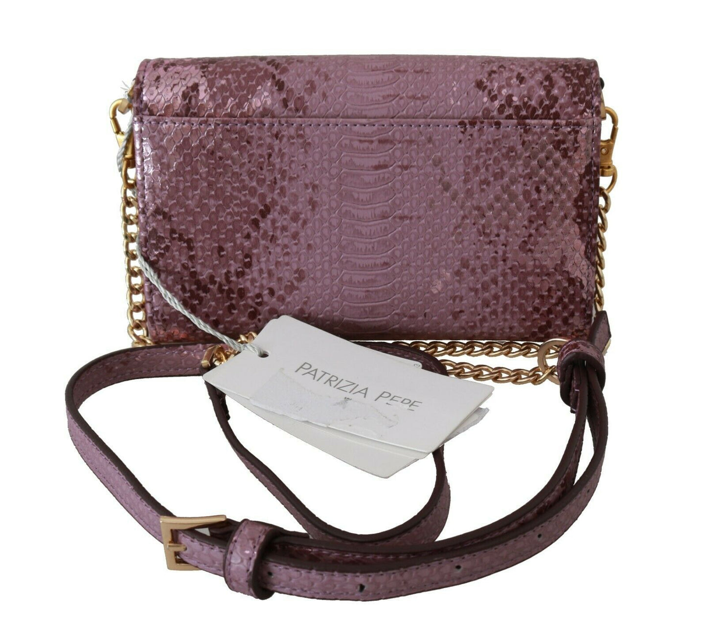 Elegant Purple Crossbody Flap Bag