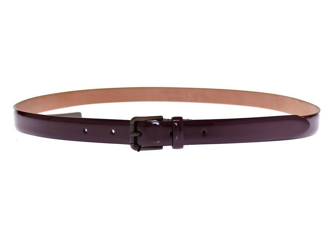 Elegant Purple Leather Belt