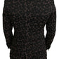 Suit Black Floral 3 Piece Slim Tuxedo