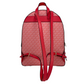 Jaycee Grapefruit Multi Large Zip Pocket Backpack Bookbag Bag