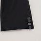 Elegant Slim Fit Black Wool Blazer