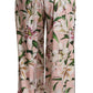 Pink Lily Mid Waist Wide Leg Pants