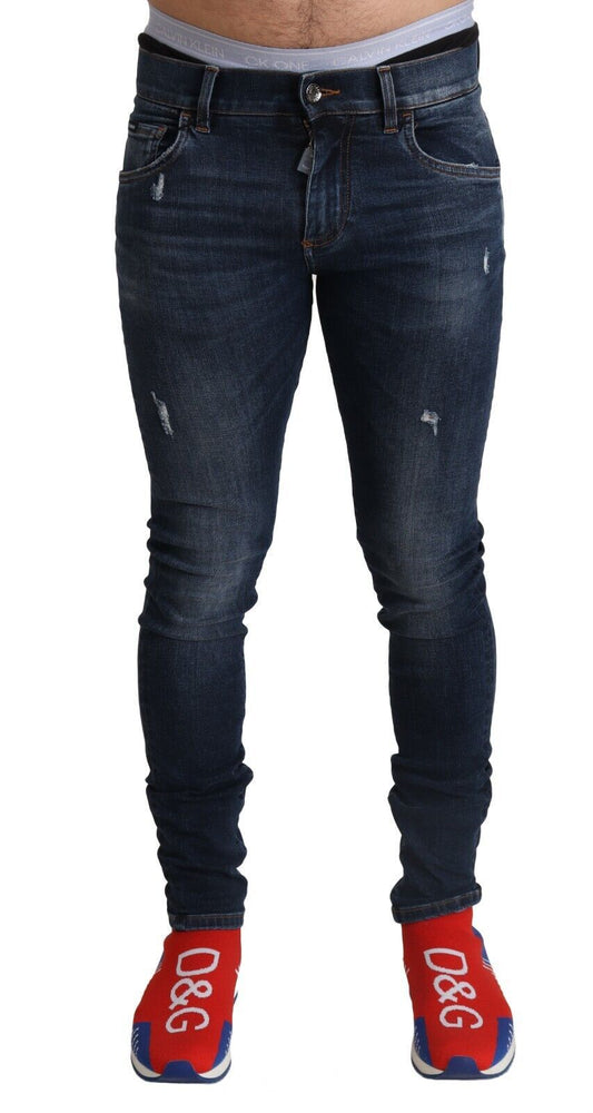 Sleek Slim Fit Italian Denim Jeans