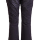 Chic Low Waist Cropped Pants in Black