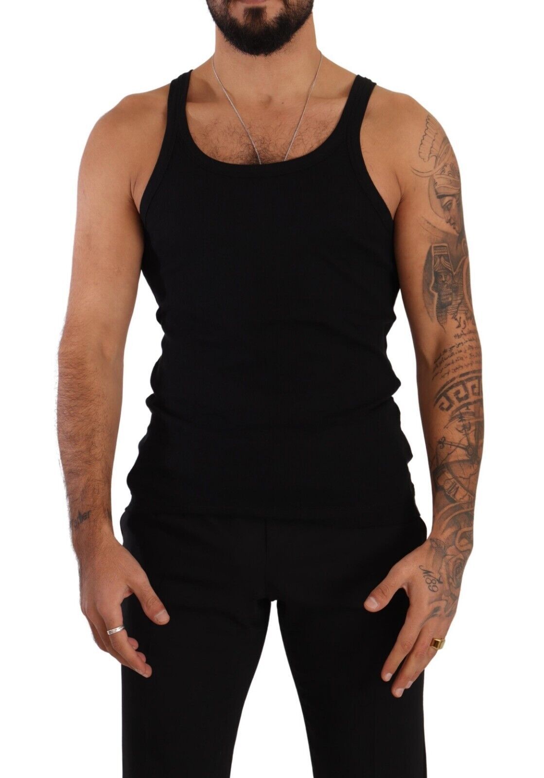 Sleek Black Tank Top T-Shirt