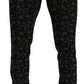 Suit Black Floral 3 Piece Slim Tuxedo