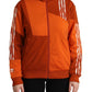 Orange Long Sleeves Full Zip Jacket
