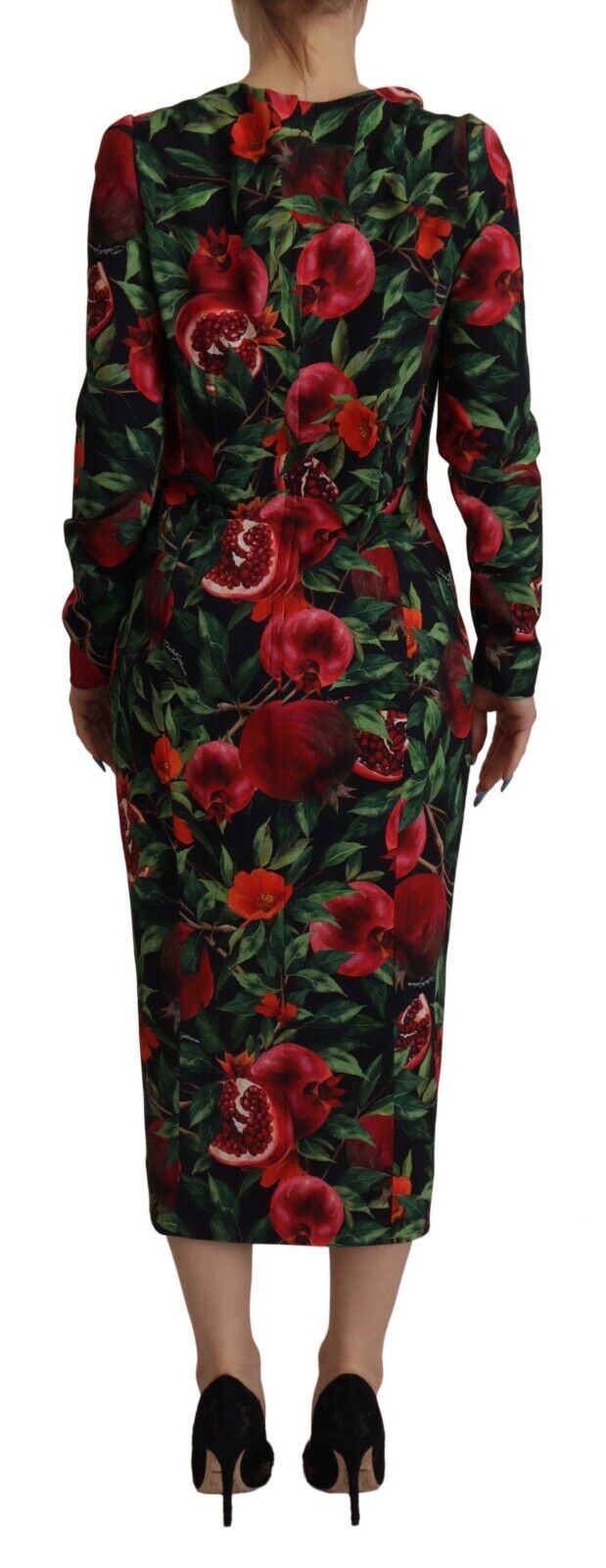 Floral Sheath Midi Elegance Dress