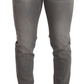 Sleek Washed Grey Slim Fit Denim