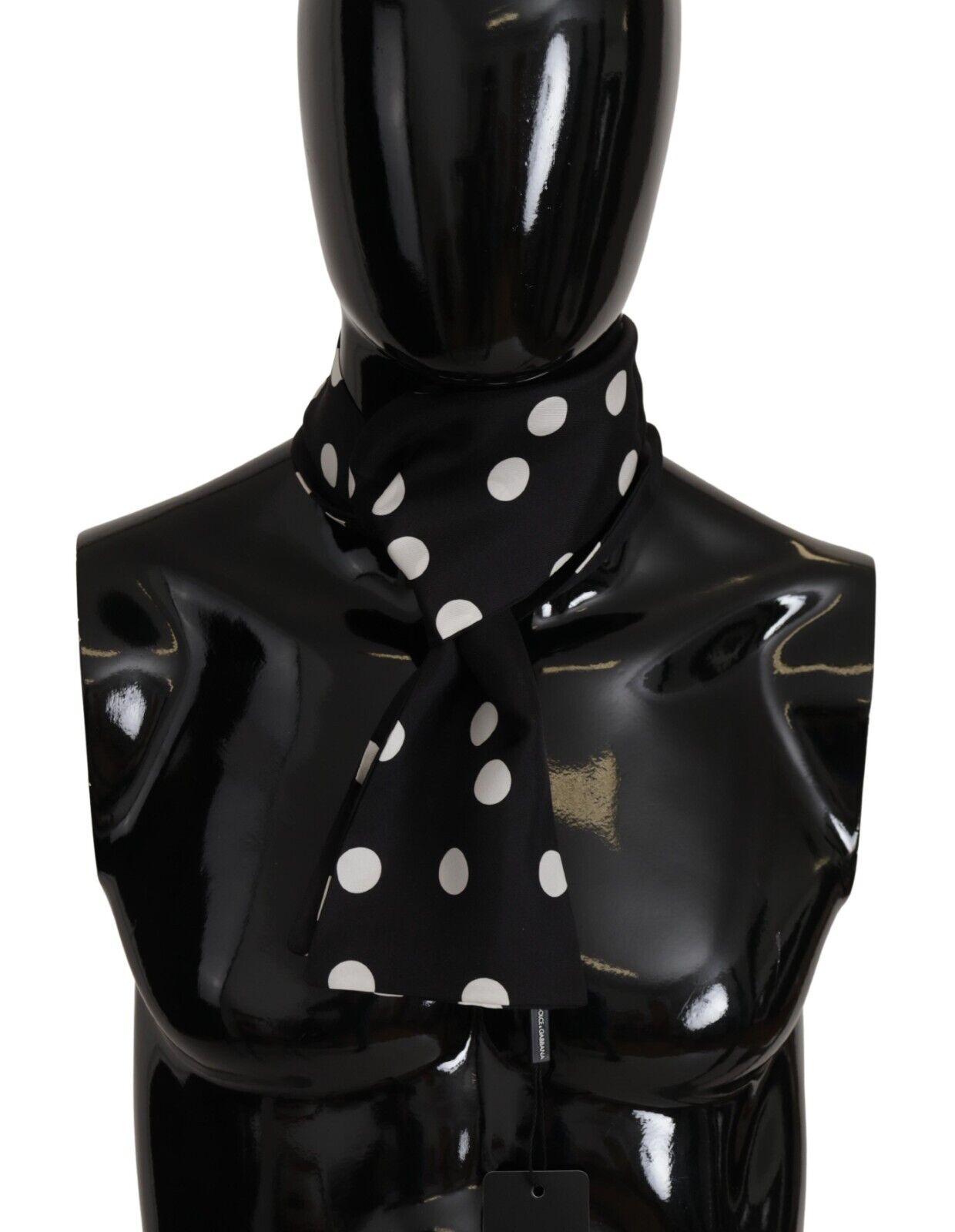 Elegant Polka Dotted Silk Men's Scarf