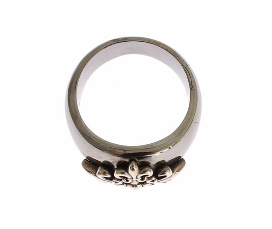 Sleek Silver Men's Statement Ring