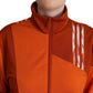 Orange Long Sleeves Full Zip Jacket