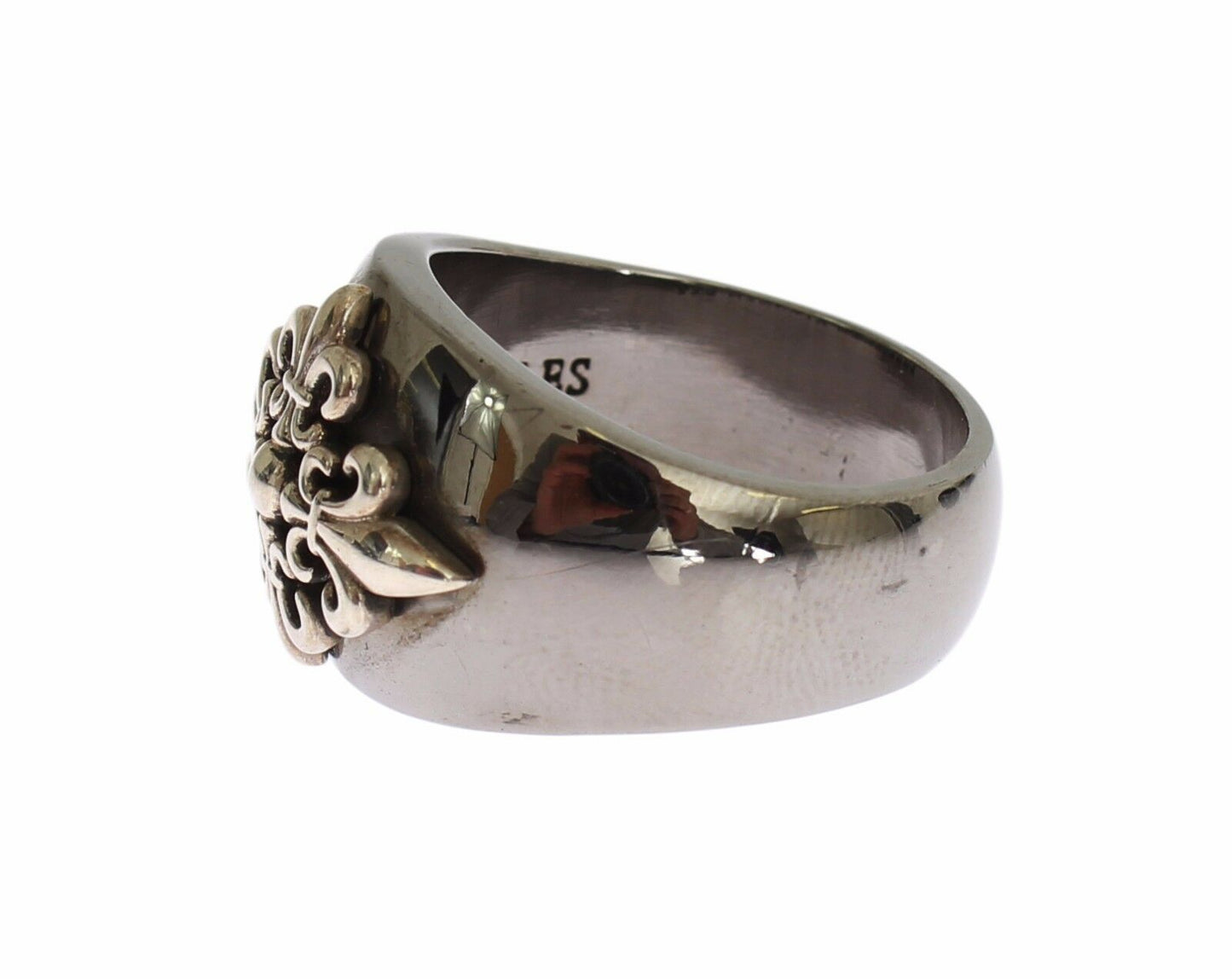 Sleek Silver Men's Statement Ring