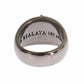 Sleek Silver Men's Statement Ring