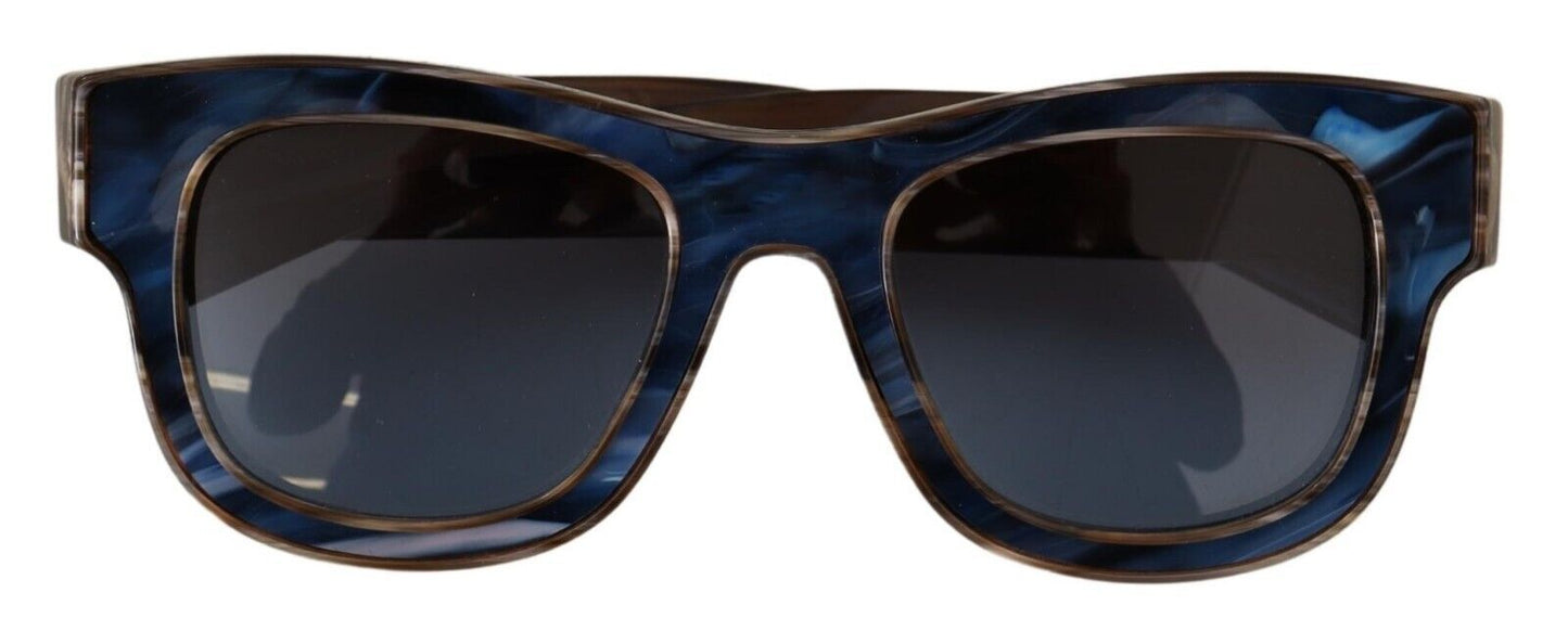 Elegant Brown & Blue Gradient Sunglasses