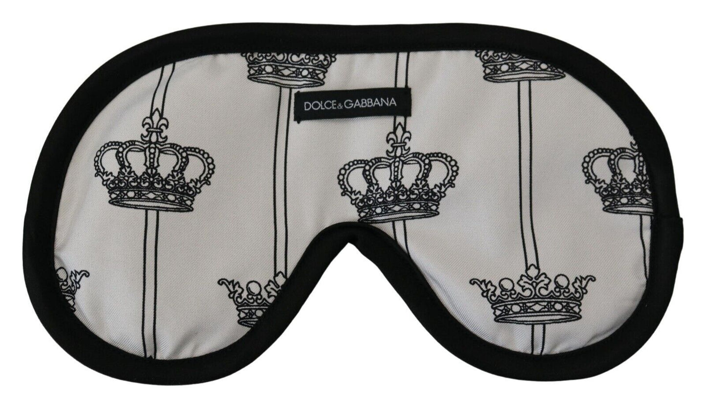 Elegant Silk-Blend Crown Eye Mask