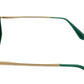 Elegant Gradient Gold Green Sunglasses