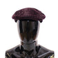 Elegant Purple Newsboy Cap