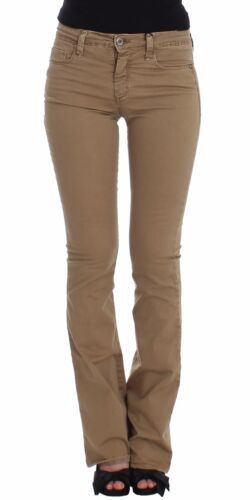 Chic Beige Straight Leg Fashion Jeans