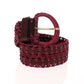 Elegant Purple Waist Belt