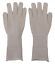 Elegant Light Gray Cashmere Gloves