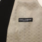 Black Cotton Dress Vest Blazer Jacket