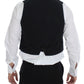 Black Manchester Single Breasted Vest