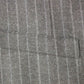 Gray Striped Wool Logo Vest Gilet Weste