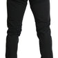 Black Skinny  Cotton Stretch Denim Jeans
