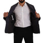 Blue Silk Goat Coat Blouson Winter Jacket