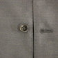 Gray Wool Silk Dress Vest Gilet Weste