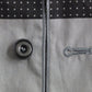 Gray Polka Dot Dress Vest Gilet Weste
