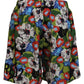 Multicolor Floral Print Swim Shorts