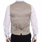 Black Cotton Dress Vest Blazer Jacket