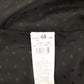 Black Wool Silk Stretch Dress Vest Blazer