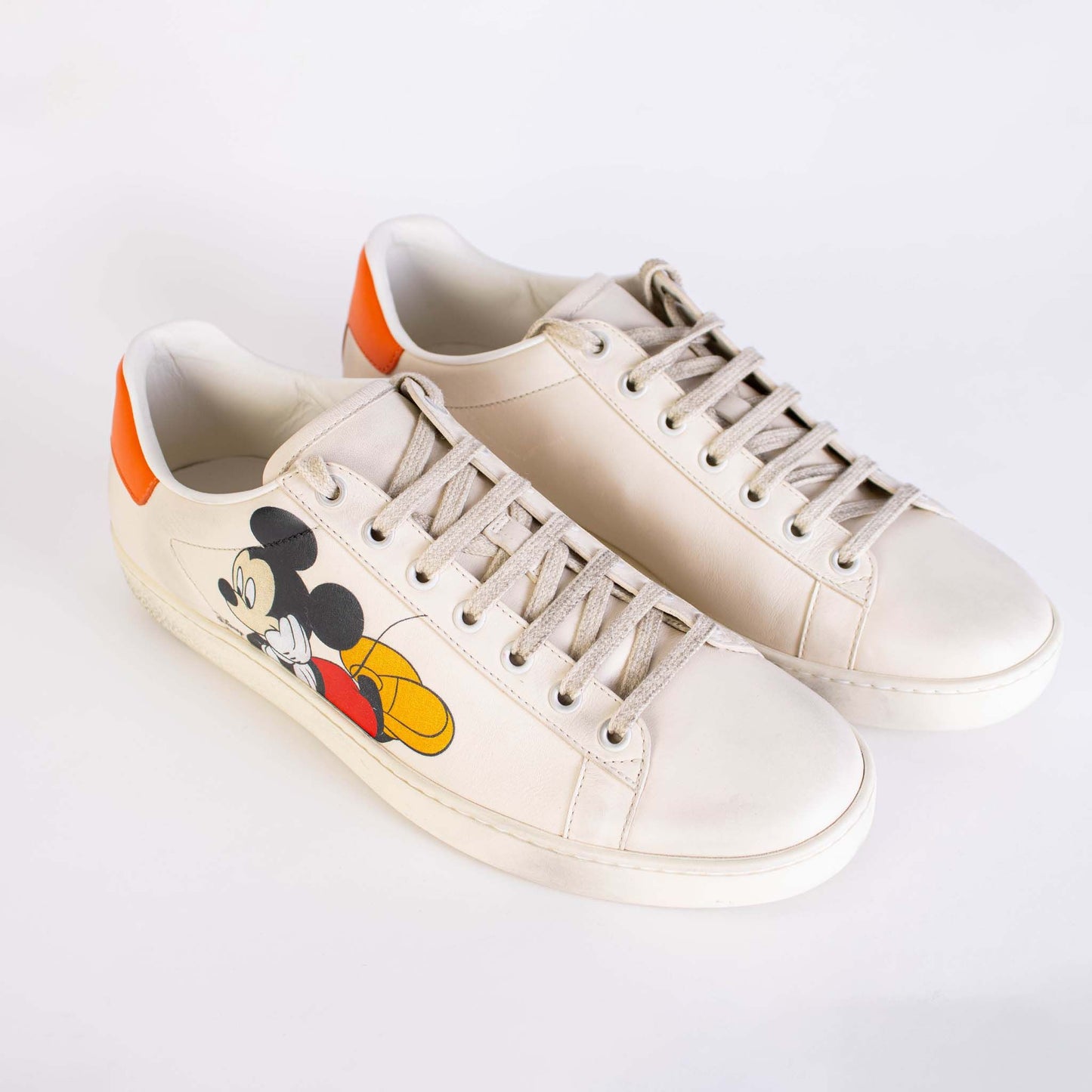 Chic Gucci ACE Mickey Mouse Print Sneakers