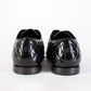 Elegant Black Quilted Leather Derby Loafers