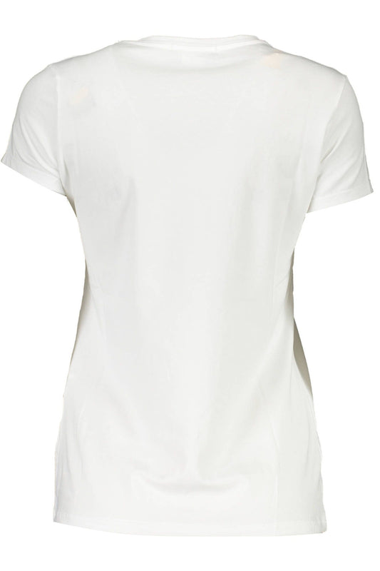 Glitter Logo Crew Neck Tee - Pure Cotton Elegance
