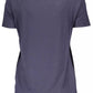 Elegant Blue Glitter Logo Tee