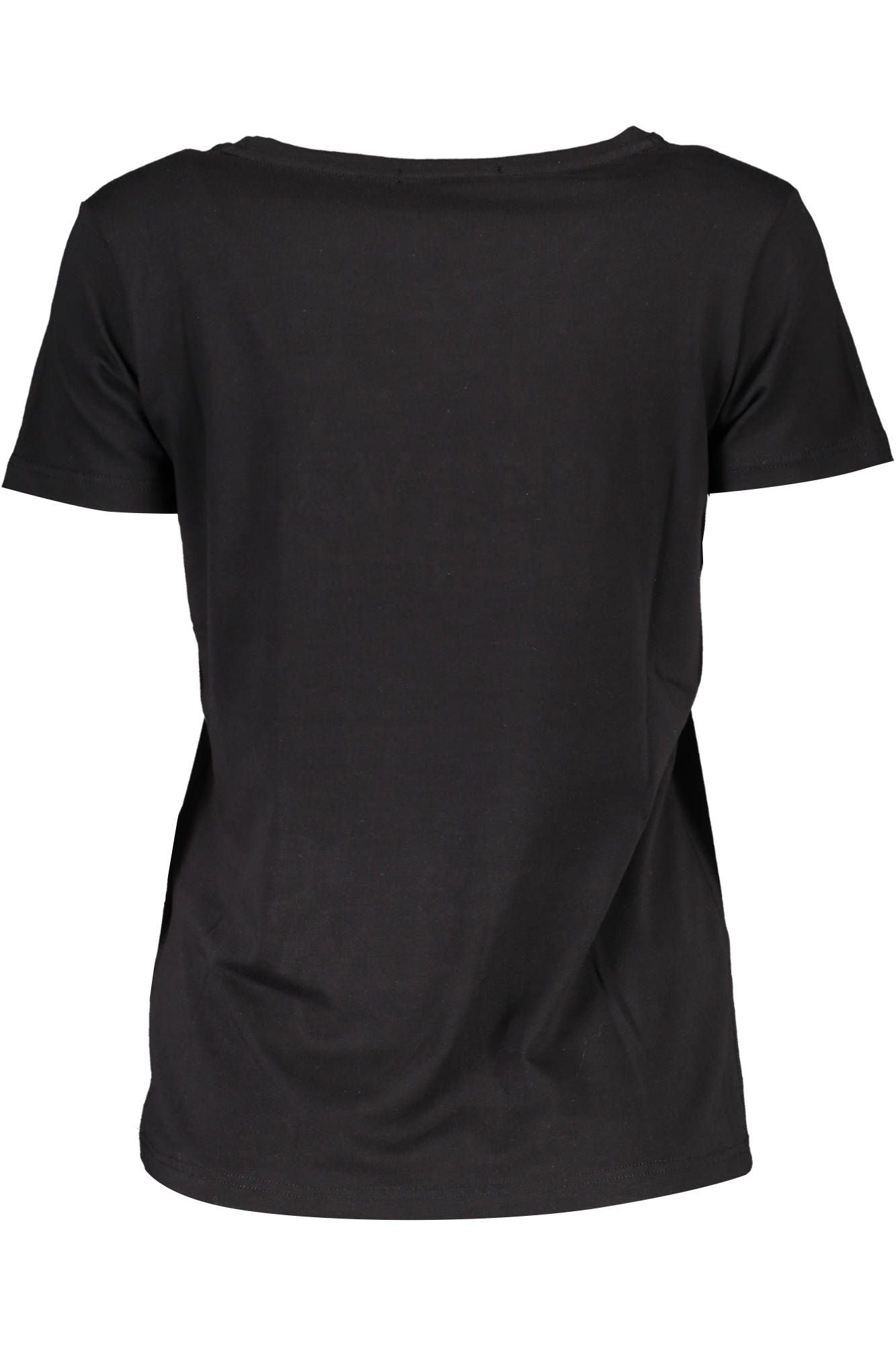 Glitter-Embellished Crew Neck Tee