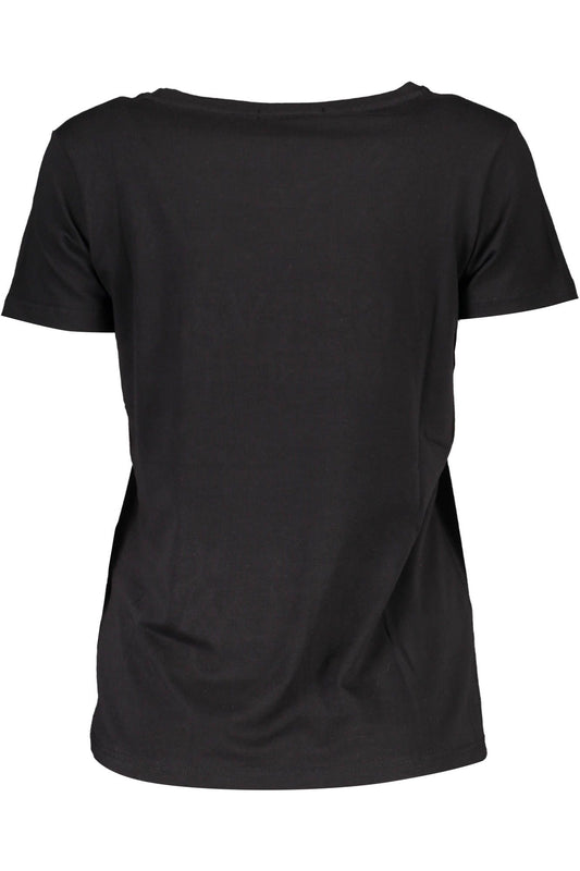 Glitter-Embellished Crew Neck Tee