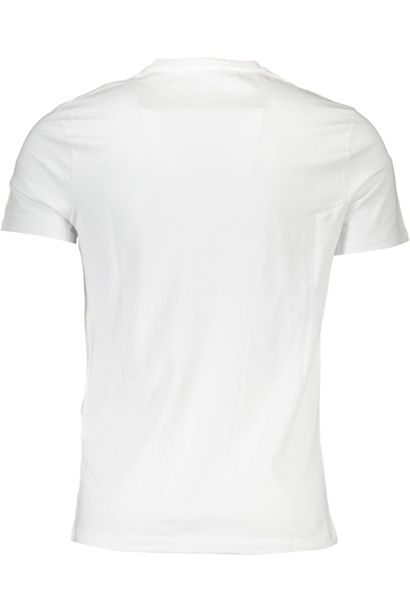 Elegant White Crew Neck Tee with Chic Print