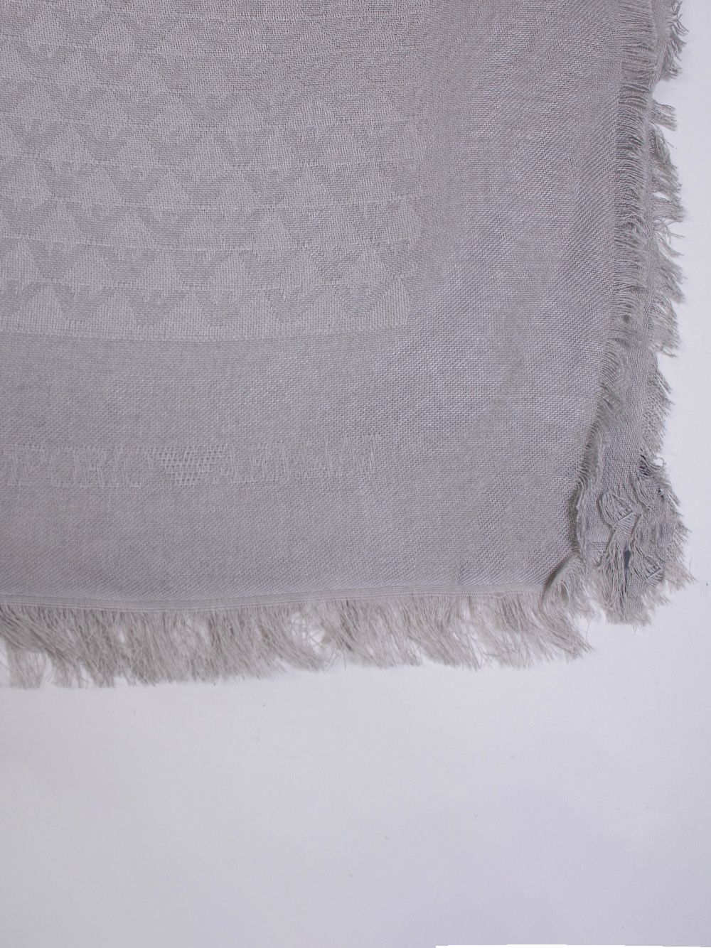 Elegant Soft Grey Viscose Stole