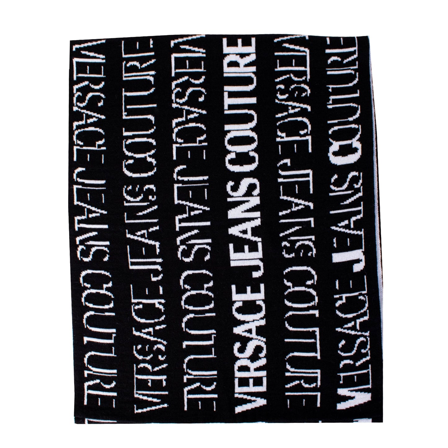 Elegant Bicolor Logo Scarf