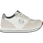 Chic White Sneakers with Contrasting Details