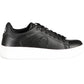 Chic Black Embroidered Sports Sneakers
