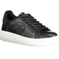 Chic Black Embroidered Sports Sneakers