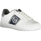Sleek White Sneakers with Contrasting Details